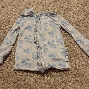 Cozy Blue Patterned Kids Pajama Nightgown